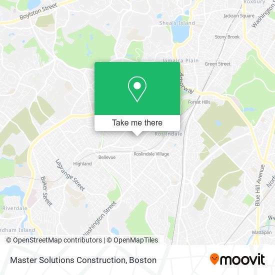 Mapa de Master Solutions Construction