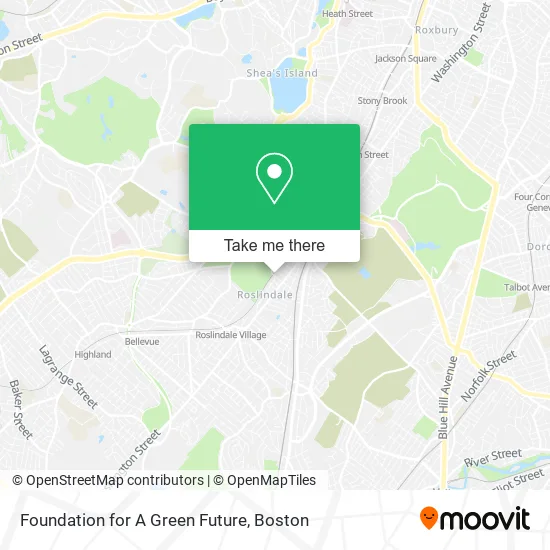 Foundation for A Green Future map