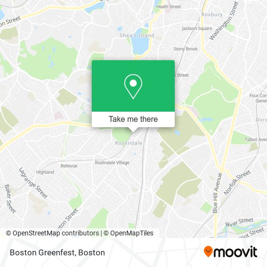 Boston Greenfest map