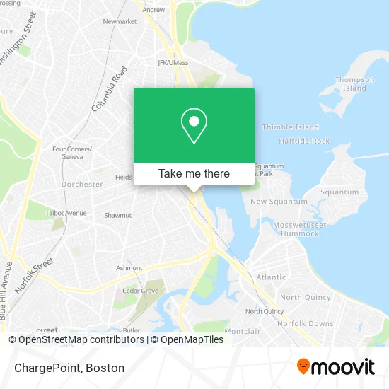ChargePoint map