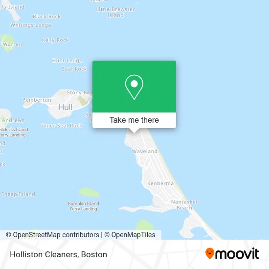 Holliston Cleaners map