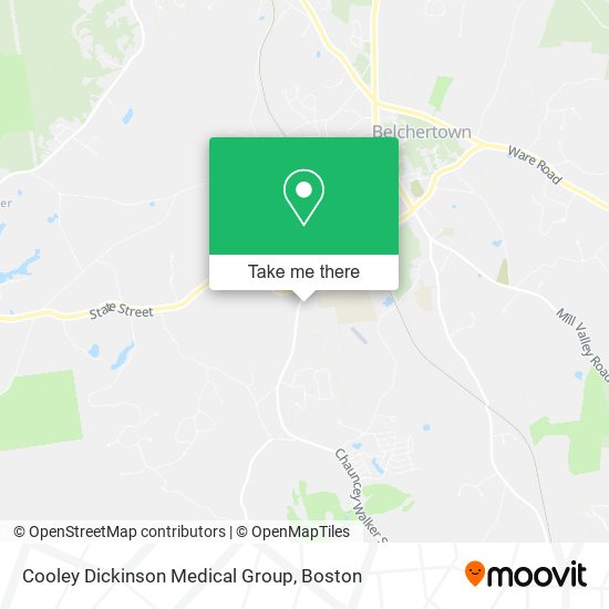 Mapa de Cooley Dickinson Medical Group