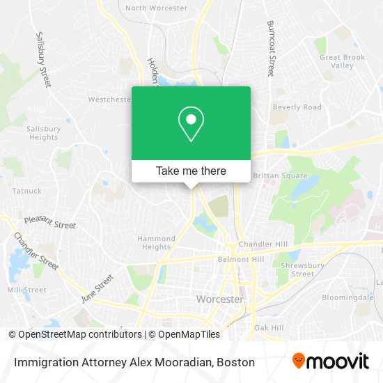 Mapa de Immigration Attorney Alex Mooradian