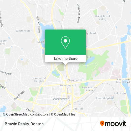 Bruwin Realty map