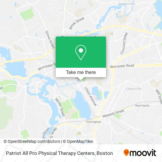 Mapa de Patriot All Pro Physical Therapy Centers