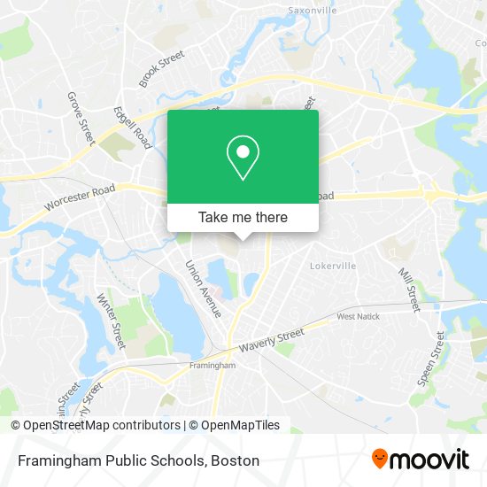 Framingham Public Schools map