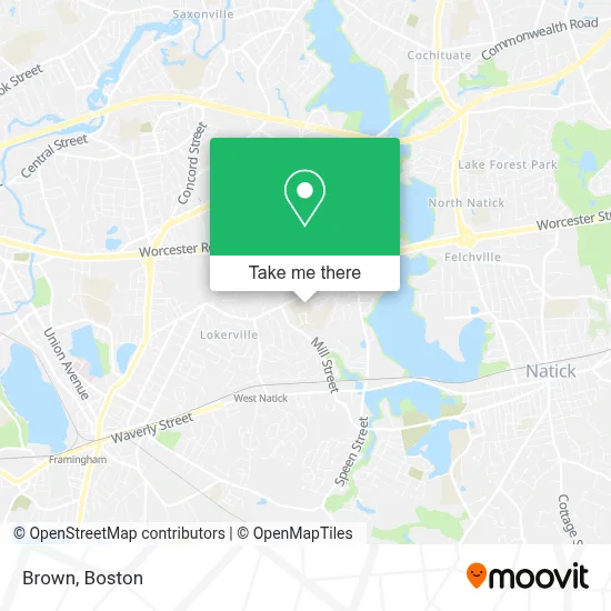Brown map