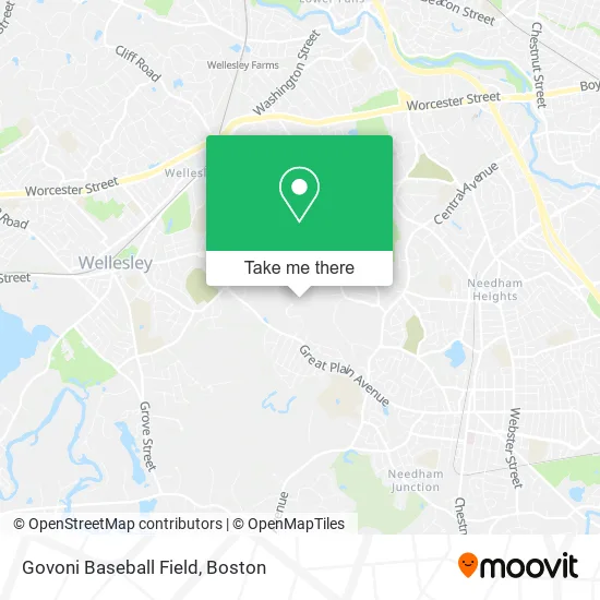 Govoni Baseball Field map