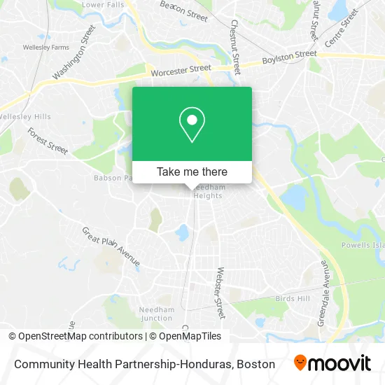 Community Health Partnership-Honduras map