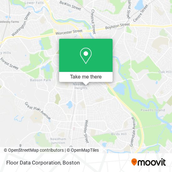 Mapa de Floor Data Corporation