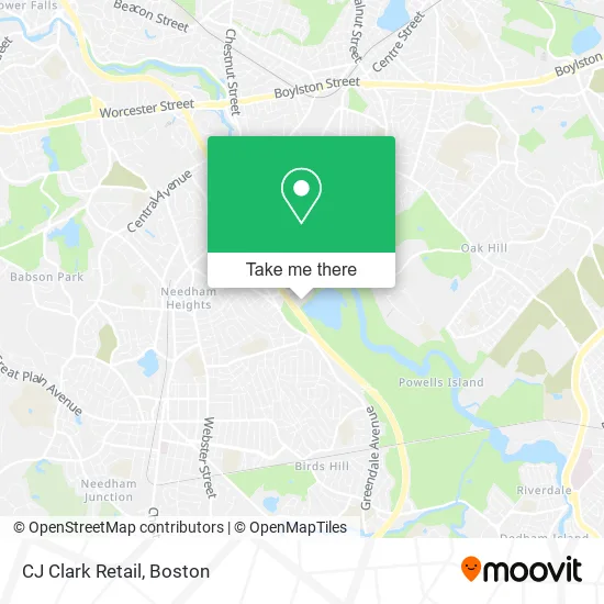 CJ Clark Retail map