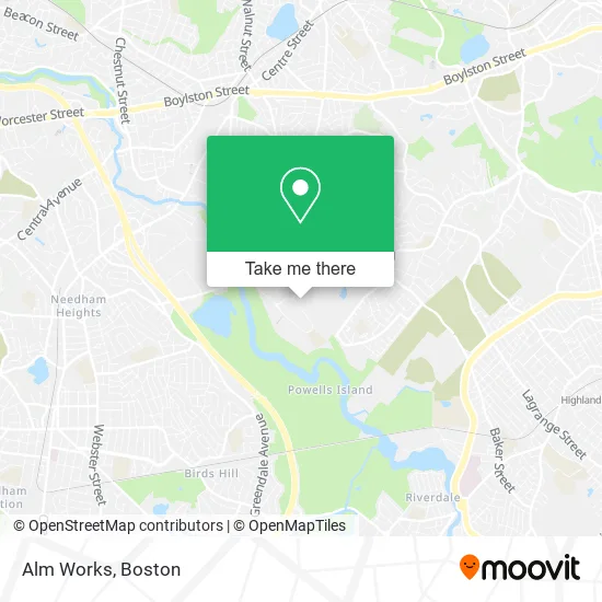 Alm Works map