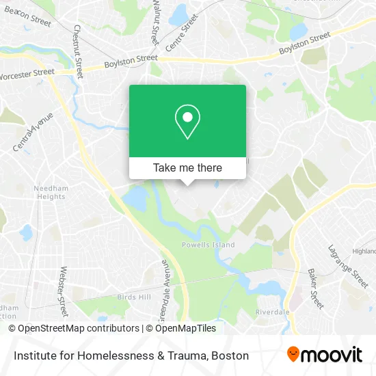 Institute for Homelessness & Trauma map