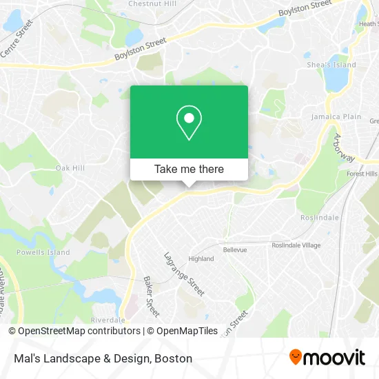 Mal's Landscape & Design map