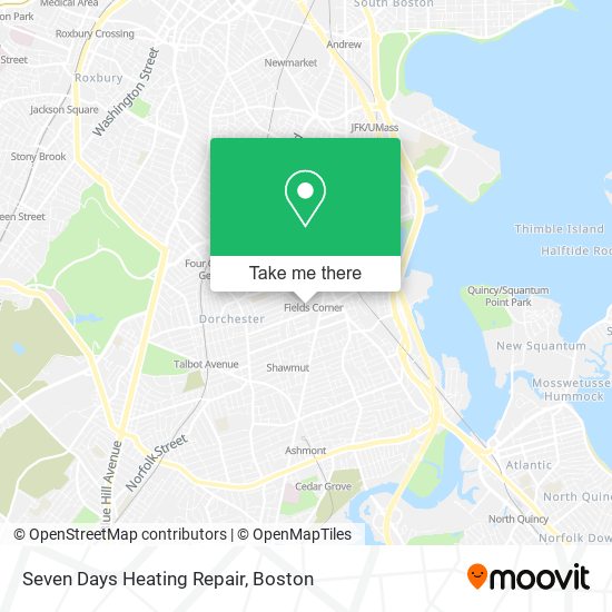 Mapa de Seven Days Heating Repair