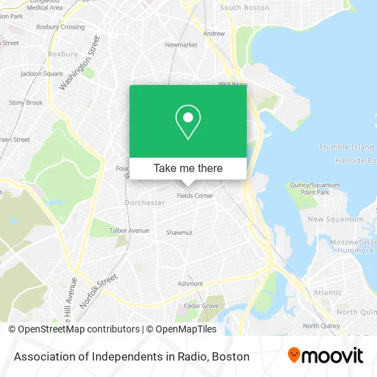 Mapa de Association of Independents in Radio