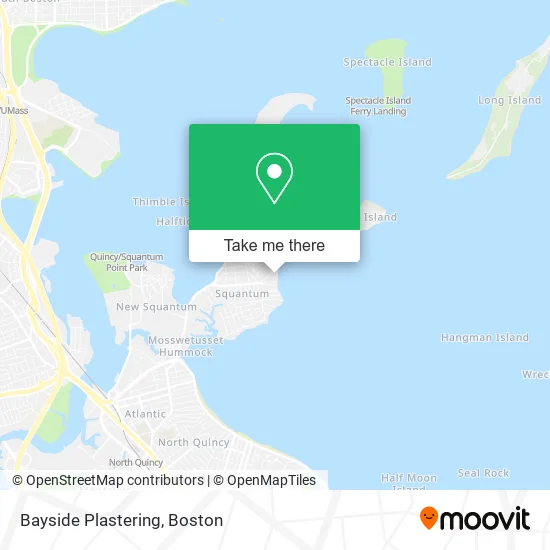 Bayside Plastering map