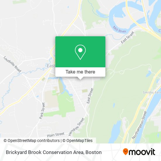 Mapa de Brickyard Brook Conservation Area