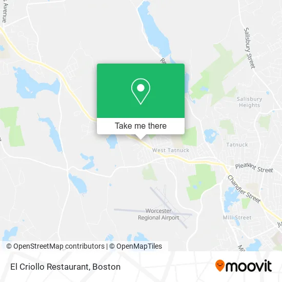 El Criollo Restaurant map