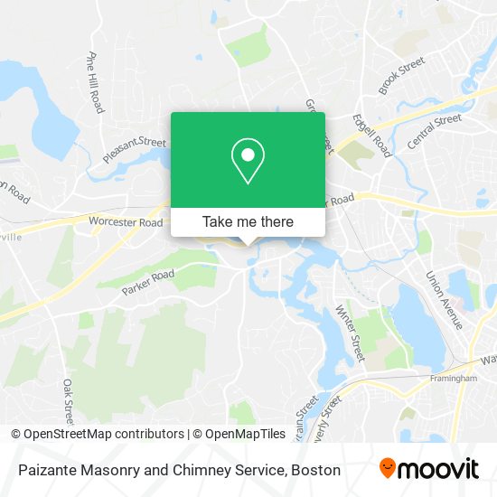 Paizante Masonry and Chimney Service map