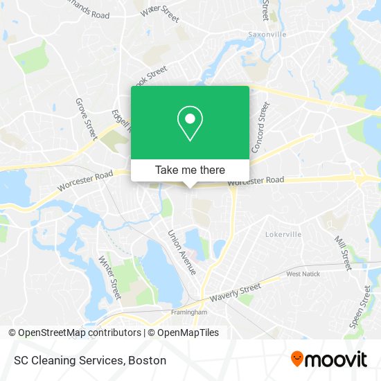 Mapa de SC Cleaning Services