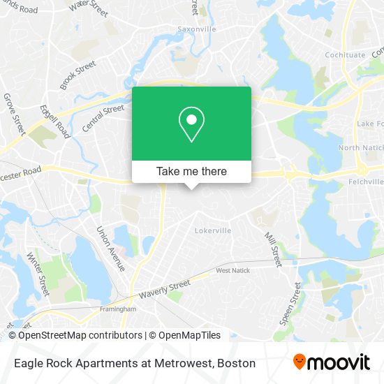 Mapa de Eagle Rock Apartments at Metrowest