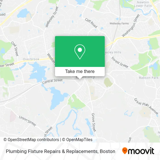 Plumbing Fixture Repairs & Replacements map