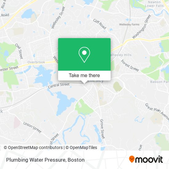 Mapa de Plumbing Water Pressure