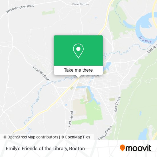 Emily's Friends of the Library map
