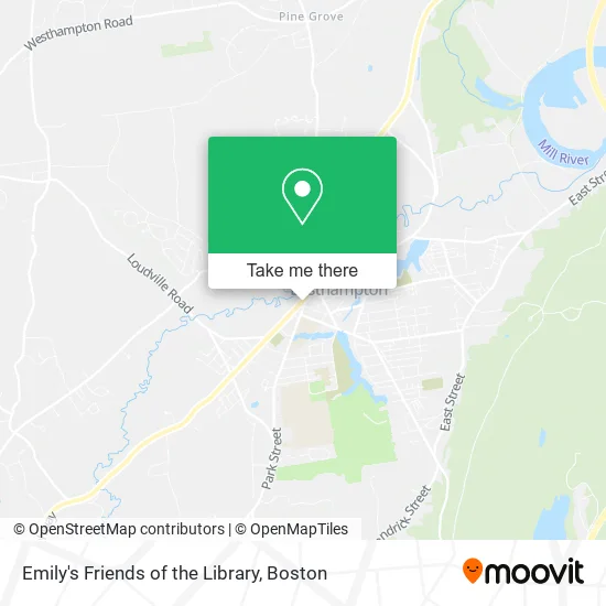 Emily's Friends of the Library map