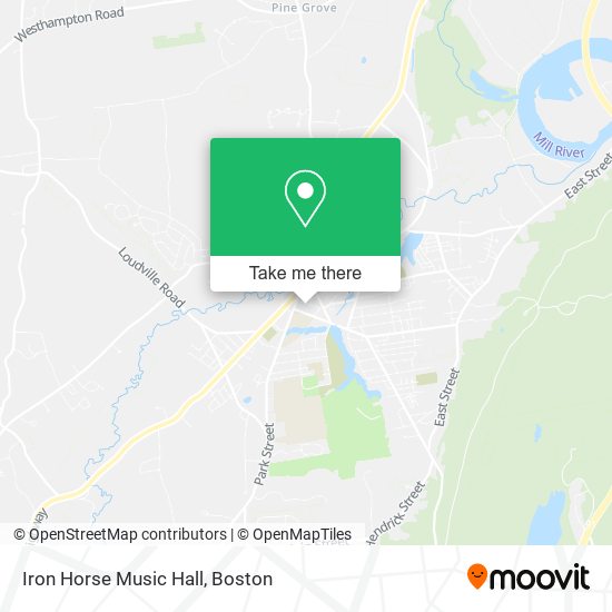 Iron Horse Music Hall map