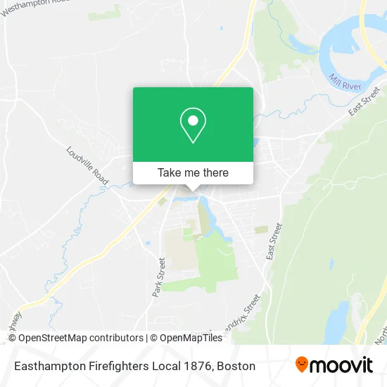 Easthampton Firefighters Local 1876 map
