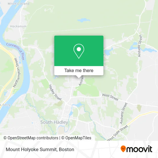 Mount Holyoke Summit map