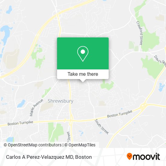 Carlos A Perez-Velazquez MD map