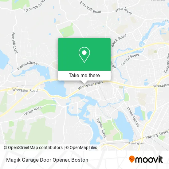 Mapa de Magik Garage Door Opener