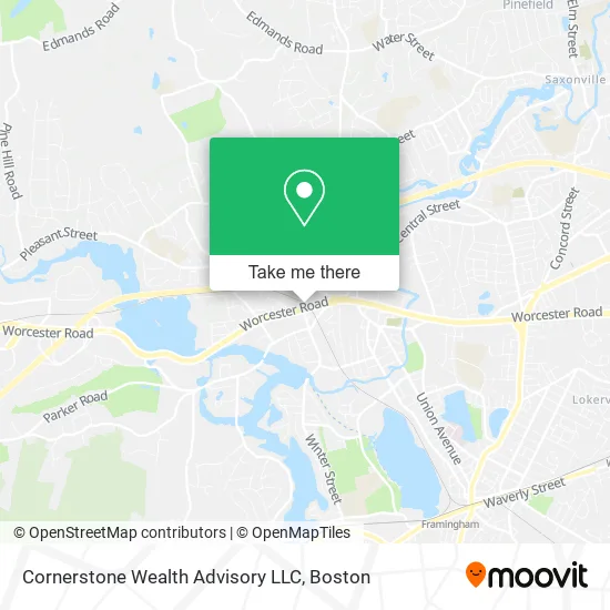 Cornerstone Wealth Advisory LLC map