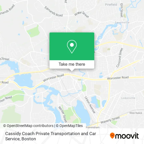 Cassidy Coach Private Transportation and Car Service map