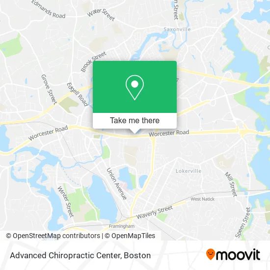 Advanced Chiropractic Center map