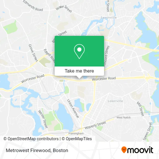 Metrowest Firewood map