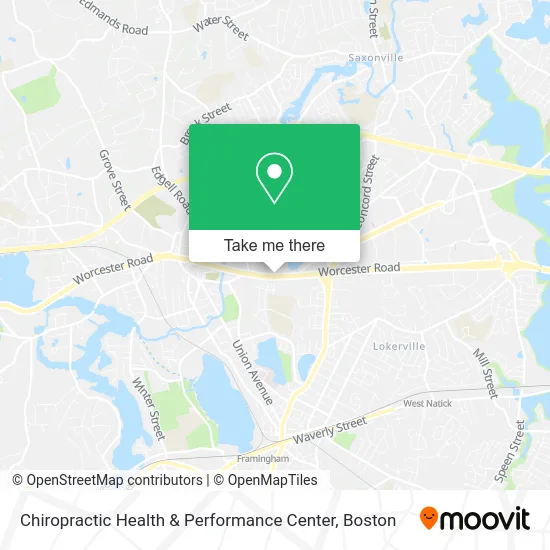 Chiropractic Health & Performance Center map