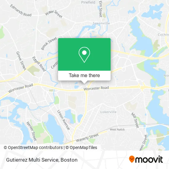 Gutierrez Multi Service map