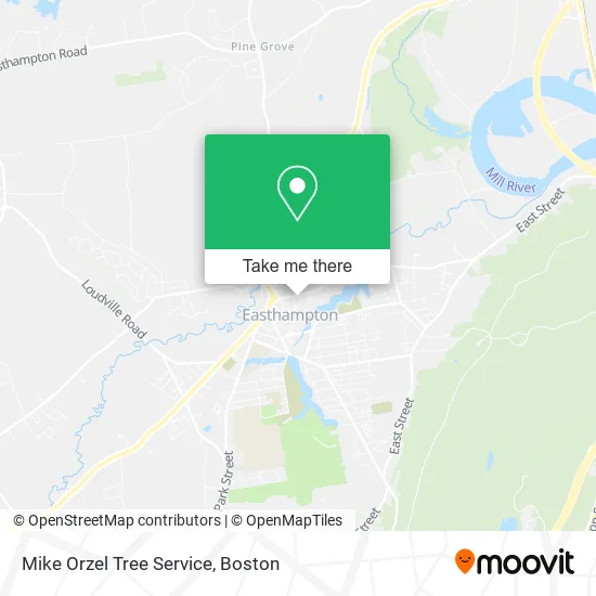 Mike Orzel Tree Service map
