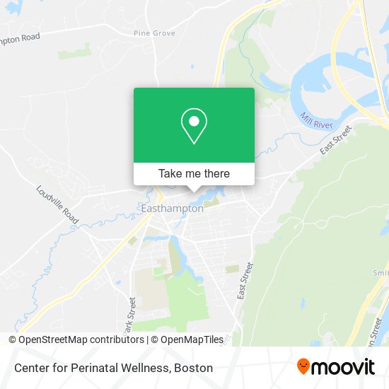 Center for Perinatal Wellness map
