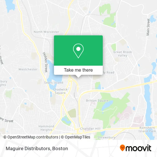Maguire Distributors map