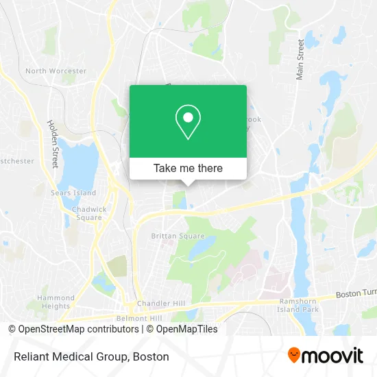 Reliant Medical Group map