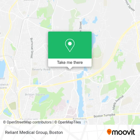 Reliant Medical Group map