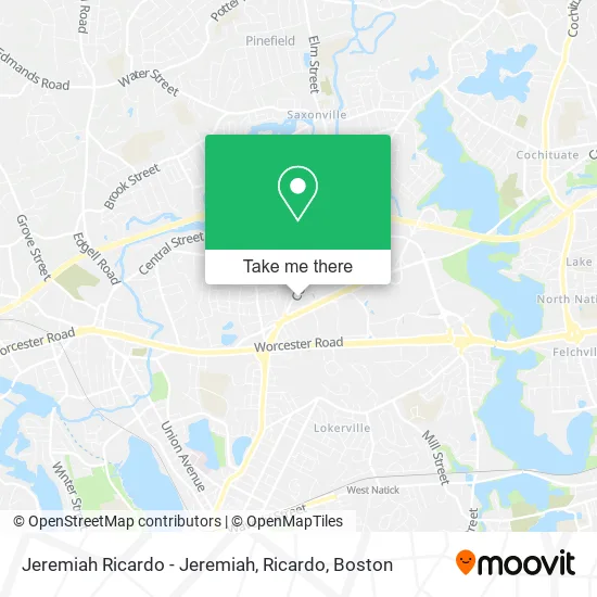 Jeremiah Ricardo - Jeremiah, Ricardo map