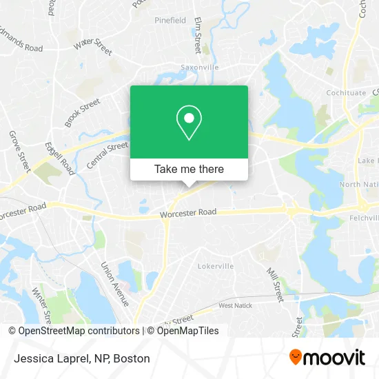 Jessica Laprel, NP map