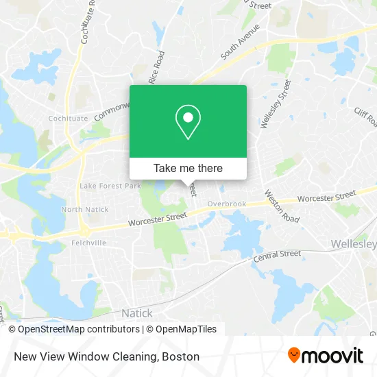 New View Window Cleaning map