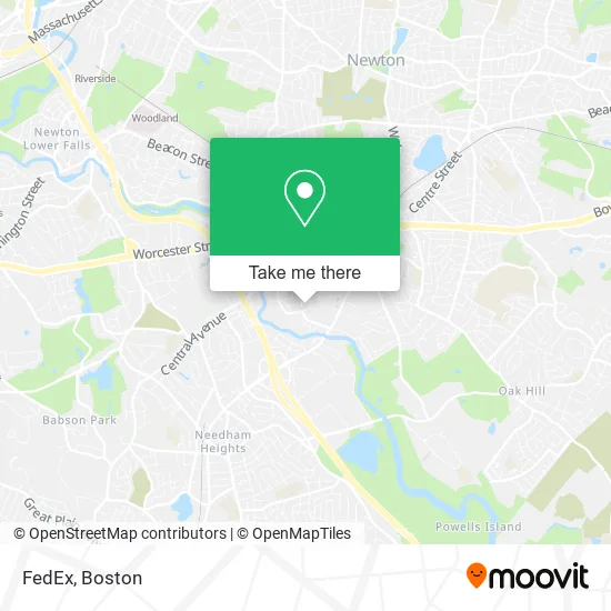 Mapa de FedEx